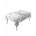 thumbnail image 2 of Coastal Jellyfish Tablecloth Rectangle Table Cloth 60x120, Waterproof Tablecloth Outdoor Table Cloth, Ocean Nautical Starfish Coral Seaweed Washable Table Cover for Kitchen Dinning Party, 2 of 8