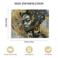 thumbnail image 2 of Nawypu  African American Wall Art - Black Girl Wall Art Paintings for Wall - Graffiti Canvas Wall Art for Living Room Bedroom Office Decor - Colorful Black African Woman Picture Framed, 2 of 5