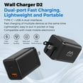 thumbnail image 3 of MIRO D2 GaN 1C1A 45W Wall Charger, 3 of 6