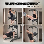 K KINGKANG Power Tower Dip Station Workout equipment Pull up Bar for Home Gym Adjustable Height Strength Training Fitness Excercise Equipment 660LB