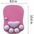 thumbnail image 5 of Hweilai Tapis de Souris Design Patte de Chat Support de Poignet Confortable pour Ordinateur Mac Portable, 5 of 5