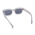 thumbnail image 7 of Mod Gentleman Style Hipster Narrow Thick Horn Rim Mod Sunglasses Grey - Black, 7 of 7