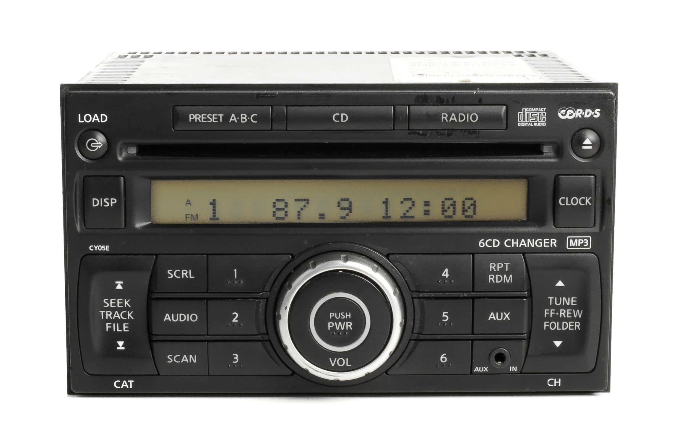 200709 Nissan Versa AM FM 6 Disc CD Player Radio w Aux