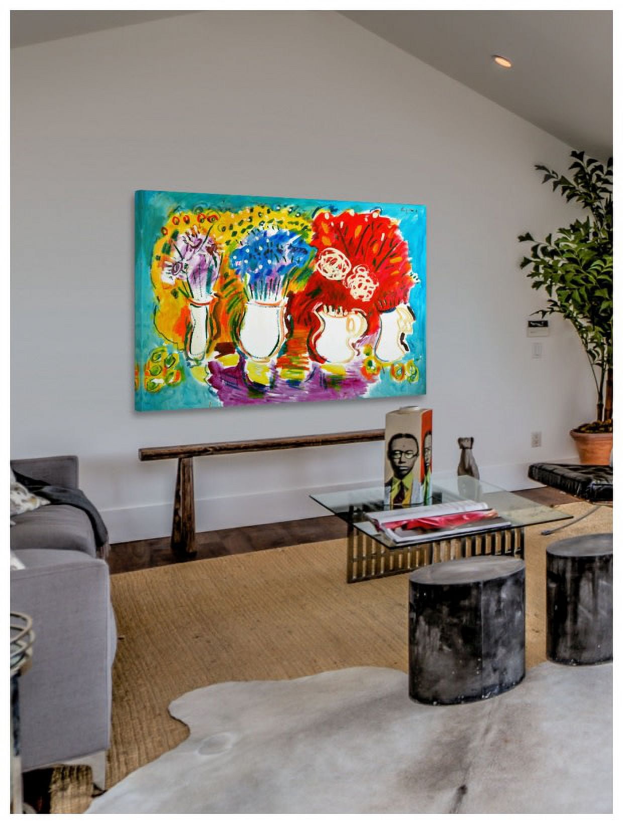 Marmont Hill "Mixed Bouquets" by Wayne Ensrud Painting Print on Canvas