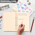 thumbnail image 4 of FORMRS 1-Subject Spiral Notebook 8" x 5" College Ruled 60 Refillable Sheet A5 Hard Cover, Colorful Gummy Bears Pattern, 4 of 7