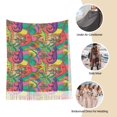 thumbnail image 6 of Cauagu Colorful Dinosaur Print Women Wrap Shawl tassels Scarves Retro Scarf 77.6"X28.3", 6 of 8