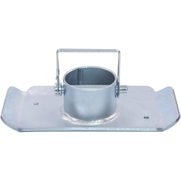 TOWKING 5,000 lbs trailer Jack Foot Plate 4×7″ Zinc-Plated Corrosion-Resistant Base with Water Outlet for 2″ Diameter Trailer Jacks