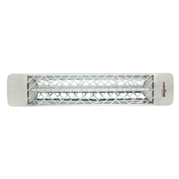 Eurofase Heating - 2500 Watt Single Element 39 Inch Electric Patio Heater-208 Voltage-Stainless Steel Finish-Chevron Decorative Fascia