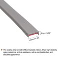 thumbnail image 3 of U-Forma Sellado Tira, Auto Adhesivo TPE Flexible Borde Cinta 5/32'' T x 0.43'' W x 78.74" L para Bricolaje Proyectos, Sellado Juntas, Reparaci?n Muebles, Gris Unique Bargains Parachoques de seguridad para esquinas de muebles, 3 of 6