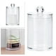 thumbnail image 5 of Caja organizadora de almacenamiento de cosméticos y maquillaje con hisopos de algodón acrílicos transparentes y redondos, 5 of 11