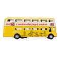 thumbnail image 2 of Bus Toy, Exquisite Workmanship Double Layer Bus High Simulation Beautiful Electric Bus Toy, For Collection Children Kids Decoration Blue,Yellow, 2 of 8