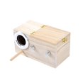 thumbnail image 2 of Cría de pájaros de madera Caja de anidación Casa de apareamiento de pájaros para Cockatiel Lovebirds Budgie Finch Parrotlets Canario Superficie Apertura Izquierda Sunnimix Pajarera al aire libre, 2 of 6