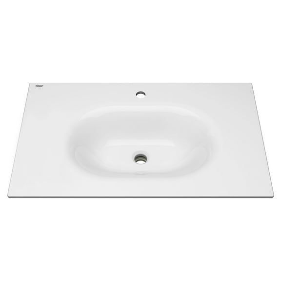 American Standard Studio S Vitreous China White 33in Bathroom Vanity Top