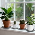 thumbnail image 4 of Naler 2 Pack Plant Saucers, 8 Inch Flower Pot Saucers Plant Trays for Pots Instant Dry Diatomaceous Earth Round Plant Drip Trays for Indoors Keeping Counter and Floors Dry and Clean, 4 of 8