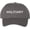 Chacoal/White, variant on Military Embroidered Baseball Cap | Text USA Army Military Professionals United States Hat | Structured (Black/White)