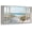 40"L x 20"W, variant on Window Beach Wall Art Prints: Modern Large Tropical Coastal Landscape Canvas Bedroom Blue Ocean Picture Relaxing Living Room Sea Scene Painting Horizontal Summer Seascape Artwork Decor