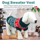 thumbnail image 4 of Suéter navideño para perros y mascotas, ropa cálida y transpirable para mascotas, color verde XS, 4 of 5
