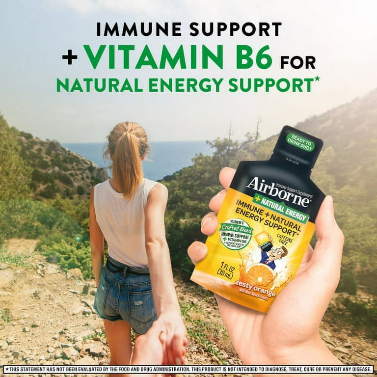 Airborne Natural Energy Shots 10cnt Walmart