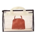 thumbnail image 5 of Unique Bargains Handbag Dust Bags Clear Storage Organizer Dustproof Cover Beige S, 5 of 5