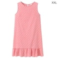 thumbnail image 1 of Vestido De Mujer Sin Mangas Chaleco De Puntos Vestido Suelto De Cuello Redondo Con Volantes, Rosa, XXL AweSitey AP002086-29, 1 of 7