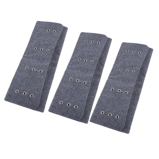 RV Step Covers, RV Stair Cover 22 X 20in Gray with Spring Hooks for 8 To 11 Inch Depth RV Radius Steps