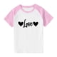 thumbnail image 3 of Blusas y camisas de manga corta con cuello redondo para niños y niñas, blusa de manga corta con estampado de cuello redondo, 3 of 7