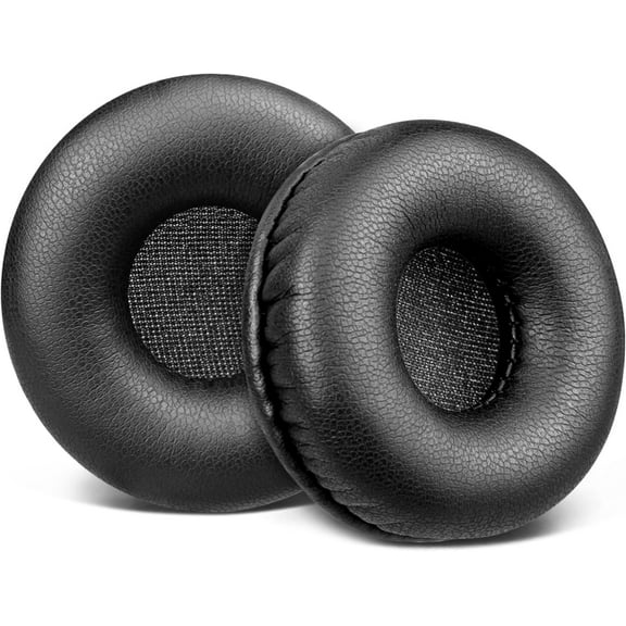 SOULWIT 50mm Ear Pads Cushions Replacement for Plantronics Blackwire C210/C220/C610/C620, Earpads for Poly EncorePro 310(EP310)/EncorePro 320(EP320)/SAVI W410/SAVI W420/SAVI W710/SAVI W720 - Black