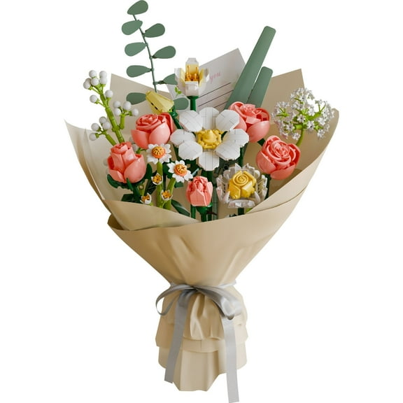 Brickunion Artificial Roses Bouquet - 864 Count