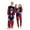 #05/Santa hat, variant on Matching Family Pajamas Sets Christmas PJ's Letter Plaid Printed Long Sleeve Tee and Bottom Loungewear or One-Piece Jumpsuit