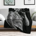 thumbnail image 5 of Blanket justin star bieber Blanket Comfortable Warm Wool Blanket Fan Gift Suitable for Room Sofa Office Bed Car Camping Sofa Decoration Comfortable Plush Beach Blanket Four Seasons 30"x40", 5 of 6