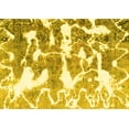 thumbnail image 1 of Ahgly Company Machine Washable Indoor Rectangle Abstract Yellow Modern Area Rugs, 5' x 7', 1 of 4