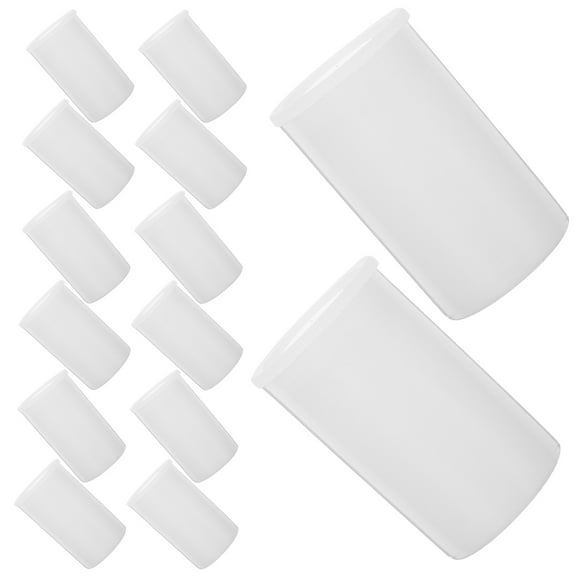 Homoyoyo Plastic Small Storage Containers White for Home and Photography 35Pcs