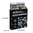 thumbnail image 3 of Pen Set for Artists 25ml Marker Pack with Rich Colors Smooth Ink Durable Tips Portable Design for Designers and, 3 of 8