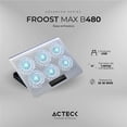 thumbnail image 3 of Base Enfriadora ACTECK FROOST MAX B480 Laptop 6 Fan Blanco AC-936163, 3 of 6
