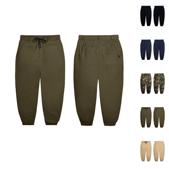 Boys Clothes Boys Cargo Trousers With Fully Elastic Waist for Everyday Casual Comfort Regular Fit Long Pants for Kids 4-12 Years School and Play