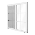 thumbnail image 2 of ventana corrediza con cuadricula blanca 90 x 90 cm (anchoxalto), 2 of 8