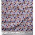 thumbnail image 1 of Soimoi Polyester Crepe Fabric Trophy,Timer Clock & Basketball Sports Printed Craft Fabric by The Yard 52 Inch Wide, 1 of 3