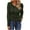 Army Green, variant on Women's Waffle Knit Henley Long Sleeve Button Down Tops Soft Stretch Casual Blouse for Everyday & Lounging Black