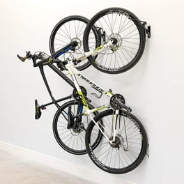 Cycloc Endo Wall Mount Bike Storage Rack Vertical Wheel Hung Cycle Storage Black Walmart