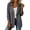 Gray, variant on Jackets for Women Solid Color Spring Autumn Casual Button Down Long Sleeved Windbreaker Coat Fall Winter Track Jackets with Pockets 2026 Fall Coat Tops