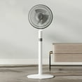 thumbnail image 4 of Aparatos electrónicos, hogar inteligente, ventilador de suelo o de pie, con viento fuerte, bajo nivel de ruido, carga USB, para exteriores, 3 velocidades, 3 aspas cóncavas., 4 of 7