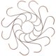 thumbnail image 4 of Tiny S Hooks Practical Design Metal Hanging Hooks for Home Organization Rose Gold 12Pcs, 4 of 5