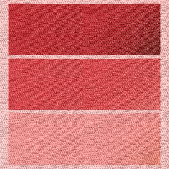 Ahgly Company Indoor Square Patterned Ferrari Red Area Rugs, 5' Square