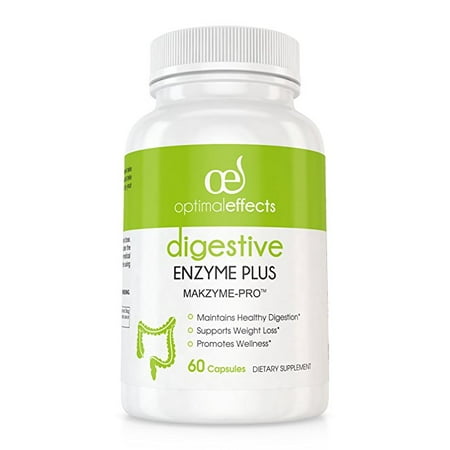 Digestive Enzymes by Optimal Effects - Improve Digestive Support, Nutrition, Absorption, and Diminish Bodily