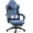 Blue, variant on GOOSEA Fabric Gaming Chair with Heated Massage Lumbar Support, Big and Tall Game Chair for Adults, High Back PC Chair with Pocket Spring Cushion and Footrest, Black