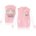 thumbnail image 1 of Megan-Moroney Cloud 9 Tour 2026 Uniforme de Baseball Veste à Capuche Harajuku Sweat à Manches Longues,G,Rose, 1 of 2