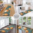 thumbnail image 6 of Yayeee Runner Rug for Bedroom 2'x6' Machine Washable Hallway Non Slip Mat, Retro Floral Orange, 6 of 8