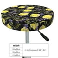 thumbnail image 2 of Goofa Lavender Flowers Printed Stool Covers Round, Waterproof Round Bar Stool Covers Anti-Slip Round Bar Stool Seat Cover with Elastic Bands Durable -, 2 of 7