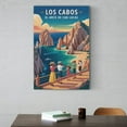 thumbnail image 6 of Vintage Retro Travel Poster Wall Art El Arco De Cabo San Lucas Los Cabos Mexico Panoramic Ocean Arch Coastal Scenic View Print Poster, 6 of 8