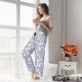 thumbnail image 5 of Disketp Rabbit And Floral for Women's Pajama Pants - Ultra Soft Fleece Sleep and Lounge Pants (Size: S-3XL)-XX-Large, 5 of 6